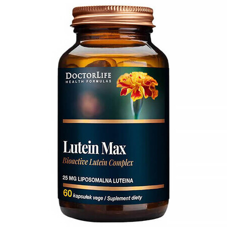 Doctor Life Lutein Max, lutéine et zéaxanthine, 60 gélules