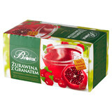 Bi Fix, Premium Cranberry with pomegranate, thé aux fruits, 20 sachets