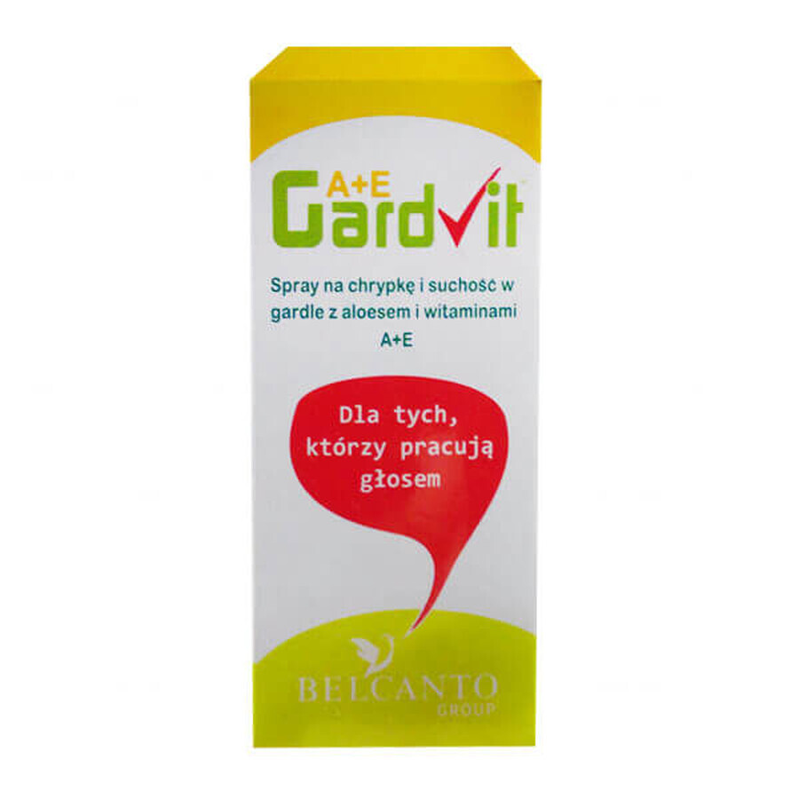 GardVit A+E, spray contre l'enrouement et la gorge sèche, 30 ml