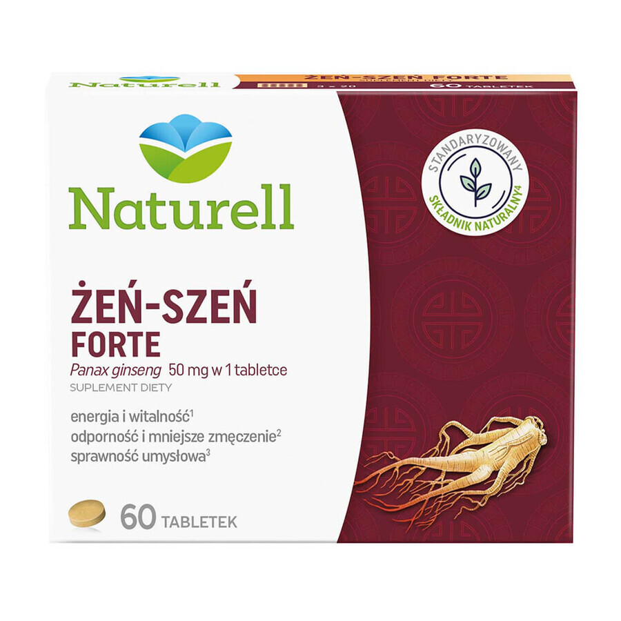 Naturell, Ginseng Forte, 60 tabletten