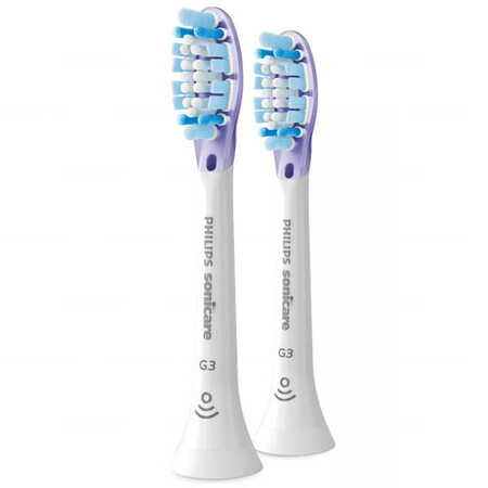 Philips, embouts de remplacement pour la brosse à dents sonique Sonicare G3 Premium Gum Care, HX9052/17, 2 pièces