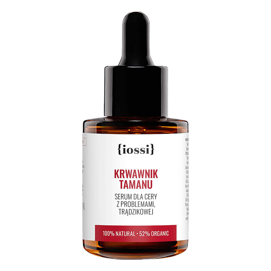 Iossi Yarrow + Tamanu, serum for problematic and acne-prone skin, 30 ml