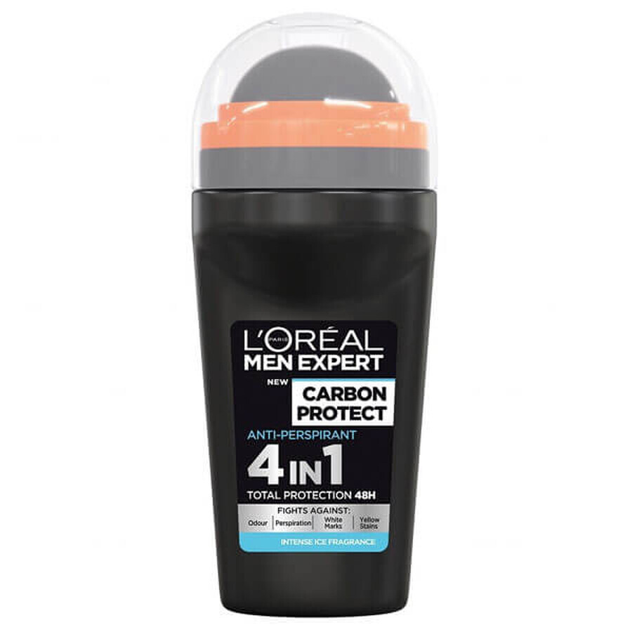 L'Oréal Men Expert, Carbon Protect, anti-transpirant roll-on, 50 ml