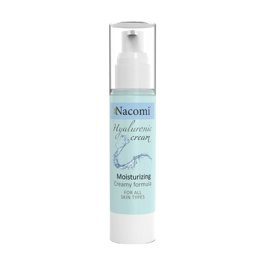 Nacomi, hydraterende gel-crème, hyaluron, 50 ml