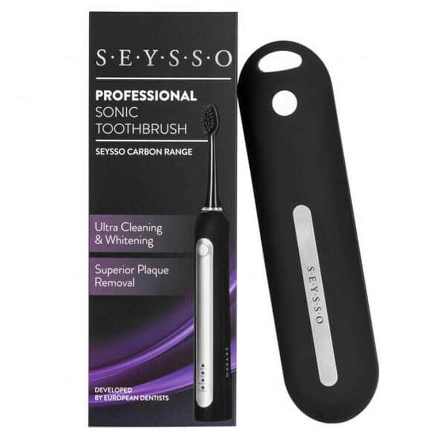 Brosse à dents sonique Seysso Carbon Professional, 1 pièce