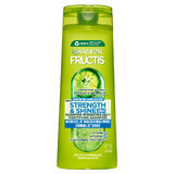 Garnier Fructis Strength and Shine, shampooing fortifiant 2 en 1 pour cheveux normaux, 400 ml