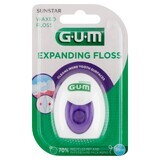 Fil dentaire Sunstar Gum, ciré, fil gonflant, 30 m