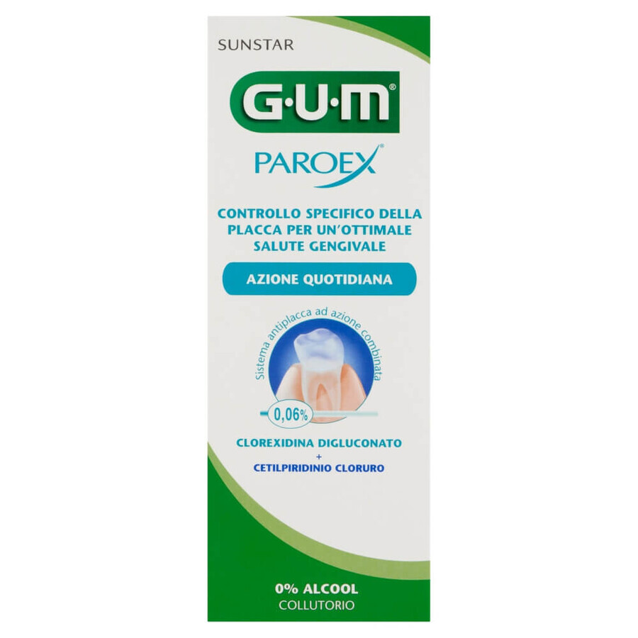 Sunstar Gum Paroex 0,06%, bain de bouche, soins quotidiens, 500 ml