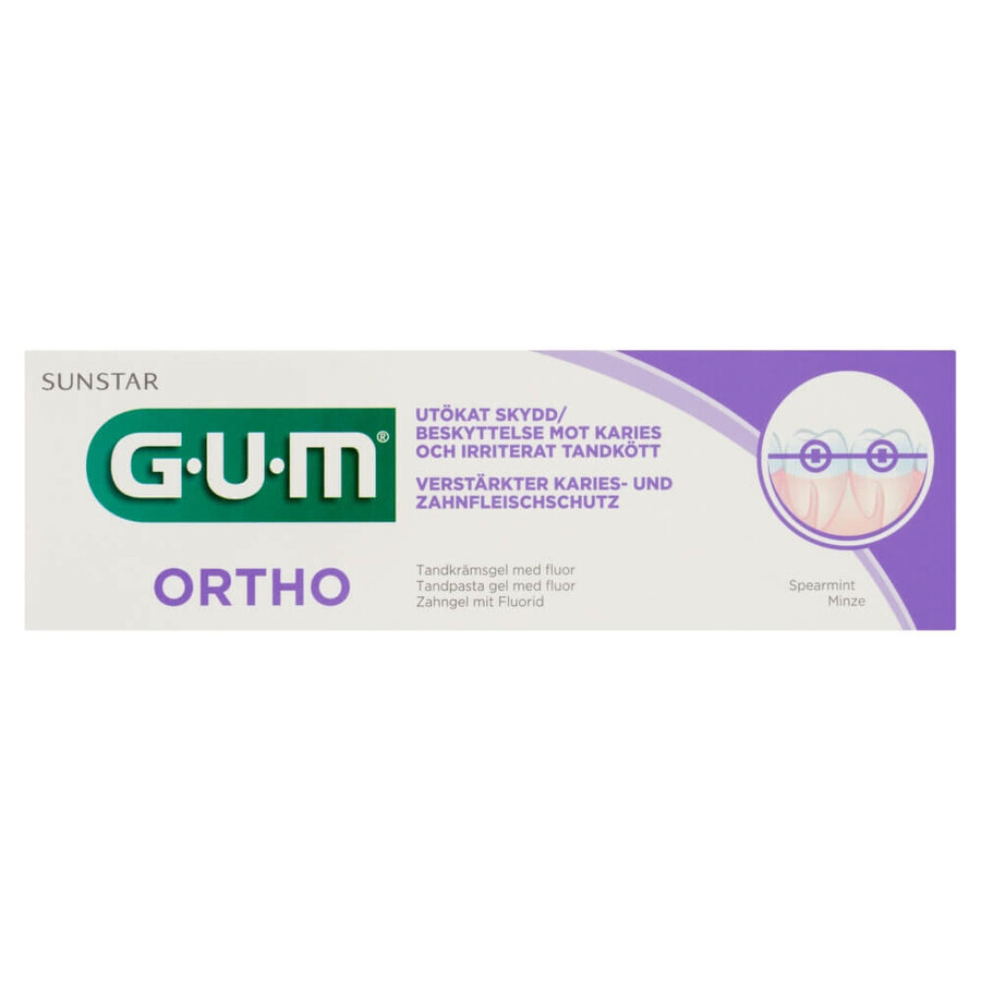 Sunstar Gum Ortho, dentifrice, 75 ml