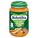 BoboVita Dinner, légumes avec veau et nouilles, après 8 mois, 190 g