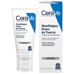 CeraVe, crème hydratante aux céramides pour le visage, peau normale et sèche, 52 ml