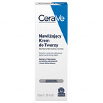 CeraVe, crème hydratante aux céramides pour le visage, peau normale et sèche, 52 ml