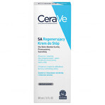 CeraVe SA, crème régénératrice pour les pieds aux céramides, peaux sèches et très sèches, 88 ml