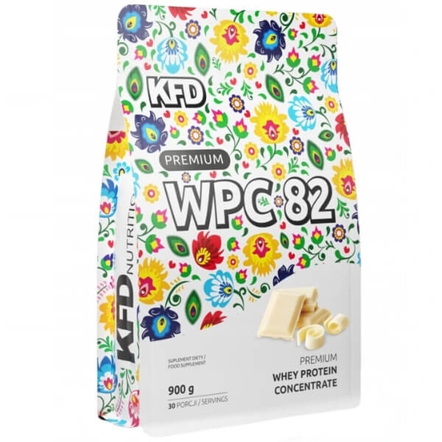 KFD Premium WPC 82, goût chocolat blanc, 900 g