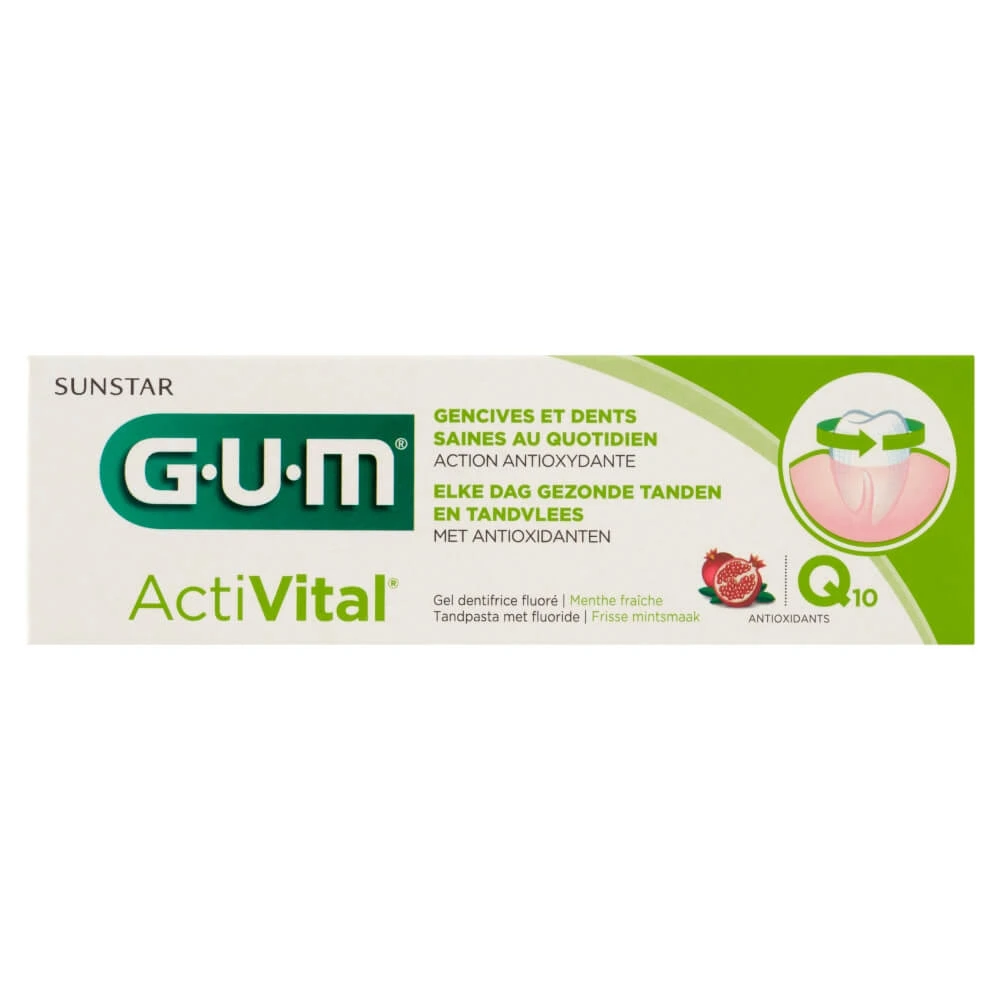 G.u.m Activital Q10 Dentifrice Protection Complète Et Haleine Fraîche 75 Ml - Image 5
