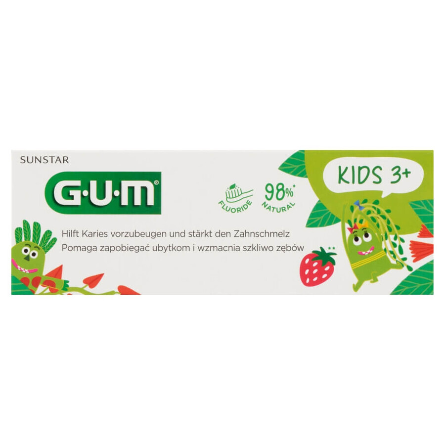 Sunstar Gum Kids, dentifrice, 2-6 ans, 50 ml