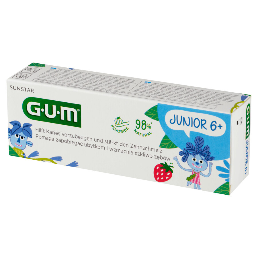 Sunstar Gum Junior, dentifrice, à partir de 6 ans, 50 ml