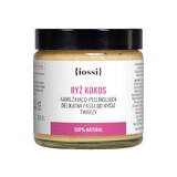 Iossi Riz et noix de coco, pâte nettoyante douce hydratante et exfoliante pour le visage, 120 ml