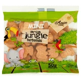 Ania Jungle Mini Biscuits, sans sucre ajouté, 50 g