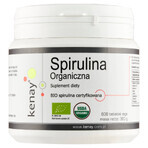 Kenay, Organic Spirulina, 600 Tablets