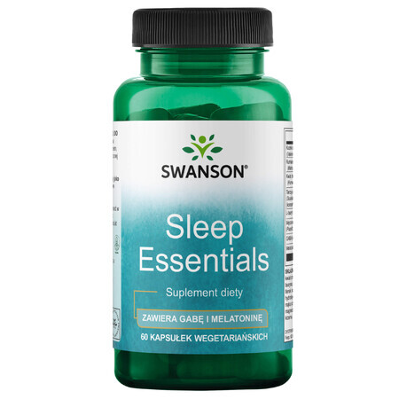 Swanson, Essentiels du Sommeil, 60 gélules