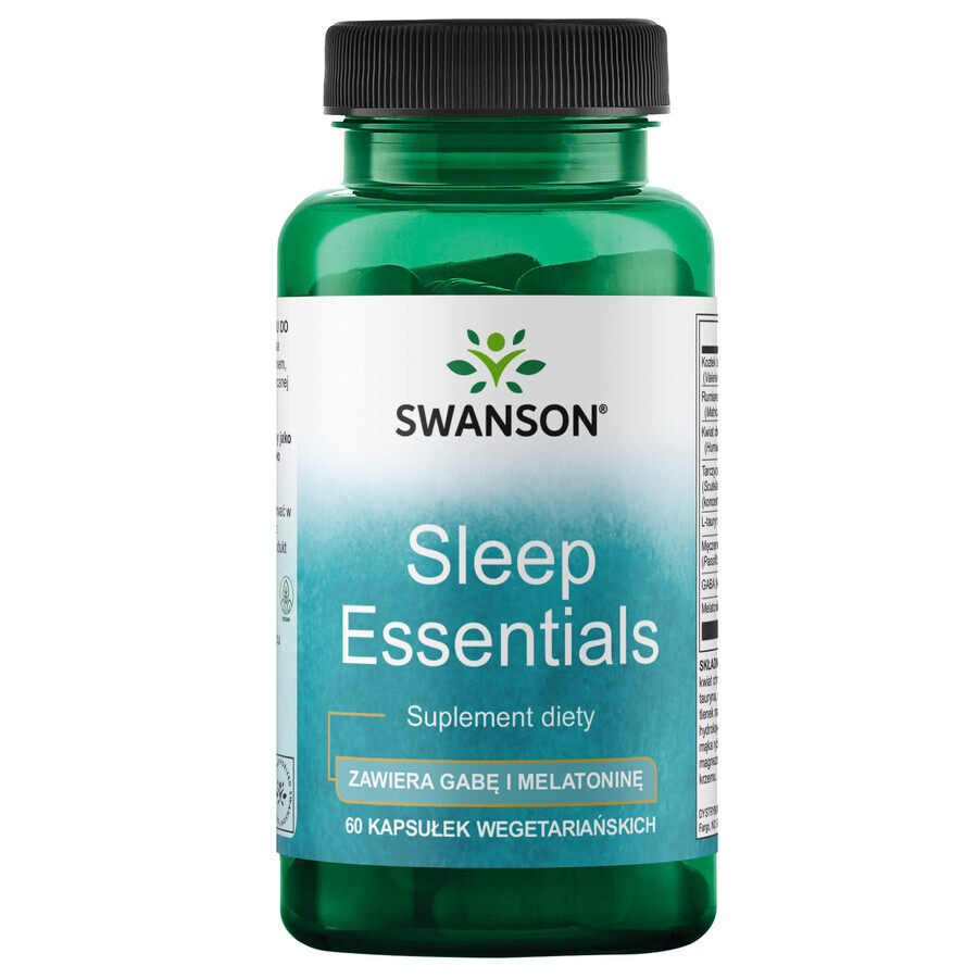 Swanson, Essentiels du Sommeil, 60 gélules