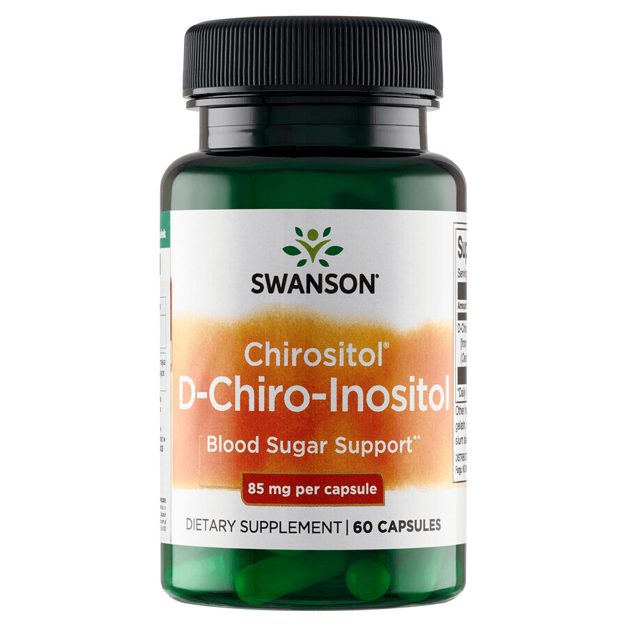 Swanson D-Chiro-Inositol, 60 cápsulas