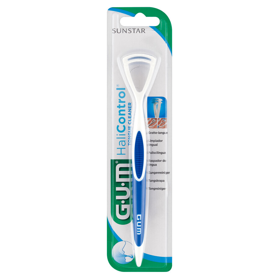 Sunstar Gum HaliControl, grattoir brosse à dents-langue, 1 pièce