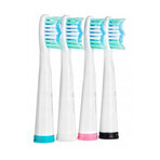 Embouts de brosse à dents Meriden Sonic + Smart, blanc, 4 pièces