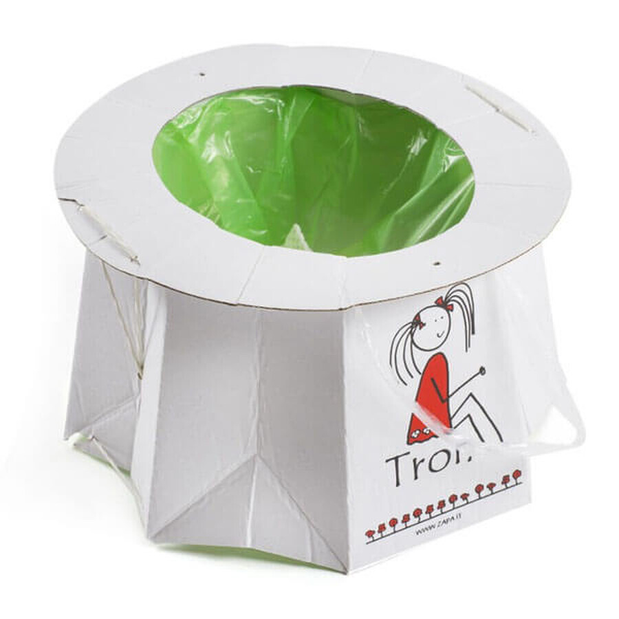 Tron Eko, pot de voyage jetable pour enfants, blanc, 1 pièce