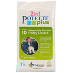 Potette Plus, disposable travel potty insert, 10 pieces