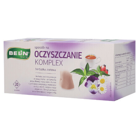 Belin Sposób na cleansing komplex, tisane, 2 g x 20 sachets