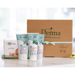 Derma Eco Baby, soothing ointment, 100 ml + care cream, 100 ml, + shampoo-soap, 150 ml + wet wipes, 64 pieces