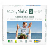 Eco By Naty, Couches jetables bio taille 3, 4-9 kg, 50 pcs