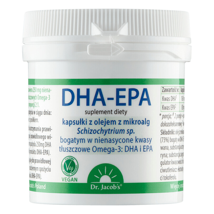 Dr. Jacob's DHA-EPA, 60 capsules