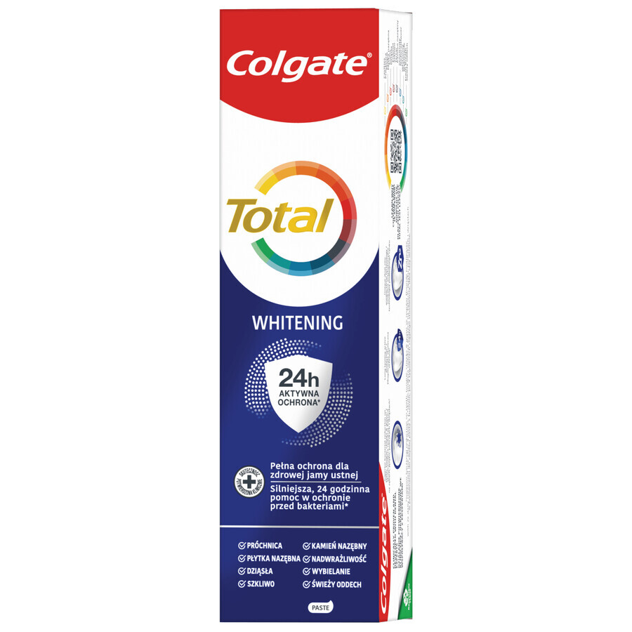 Colgate Total Whitening, toothpaste, whitening, 75 ml