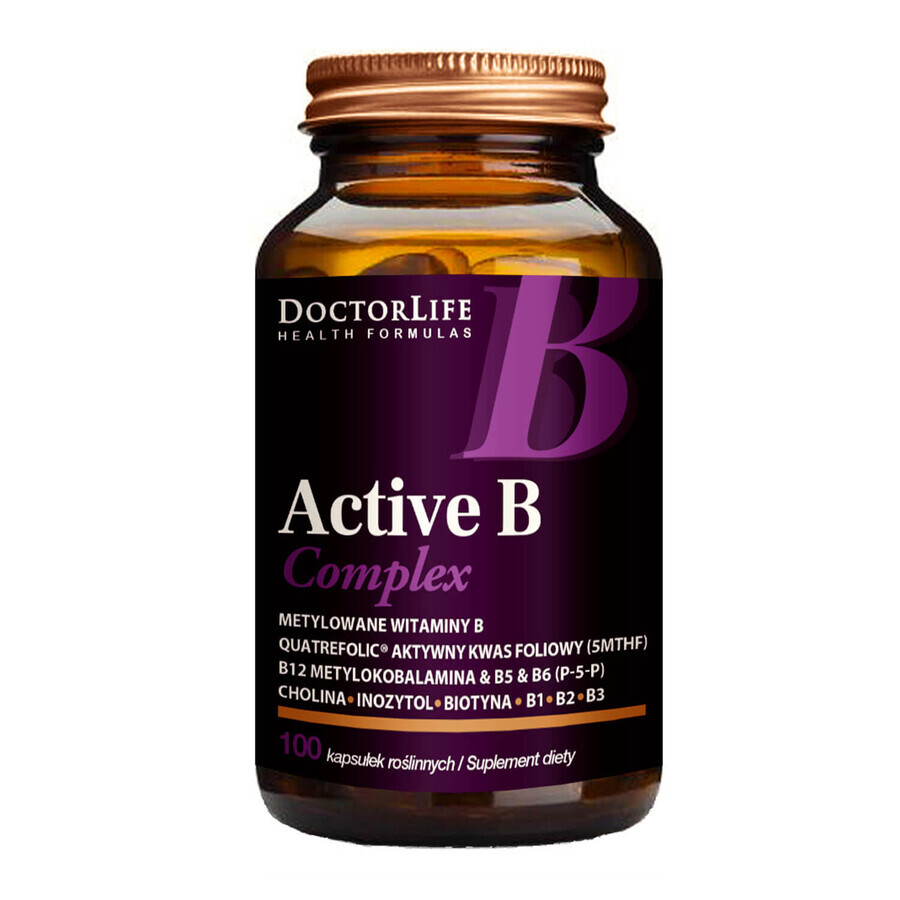 Doctor Life Active B Complex, 100 vegetable capsules