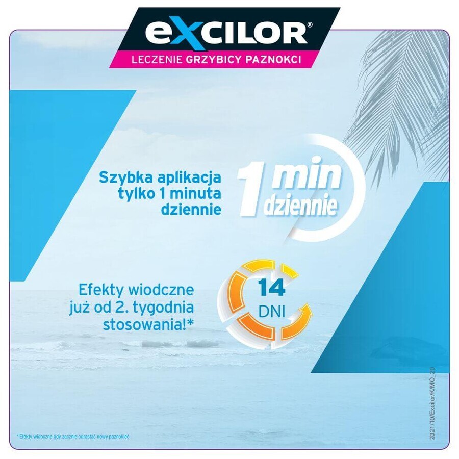 Excilor Tratament pentru ciuperca unghiilor, lichid 3.3 ml