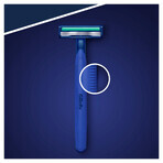 Gillette Blue II Plus, rasoirs jetables, 10 pièces + 4 pièces