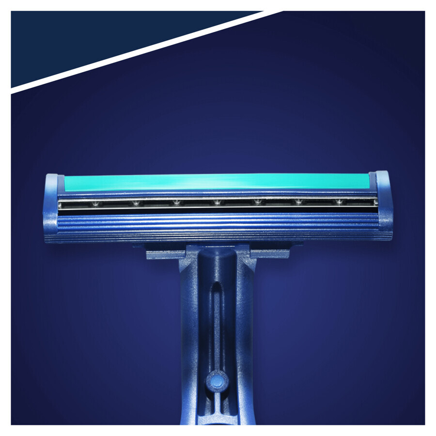 Gillette Blue II Plus, rasoirs jetables, 10 pièces + 4 pièces