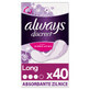 Always Discreet, protections pour l&#39;incontinence, longues, 40 pi&#232;ces