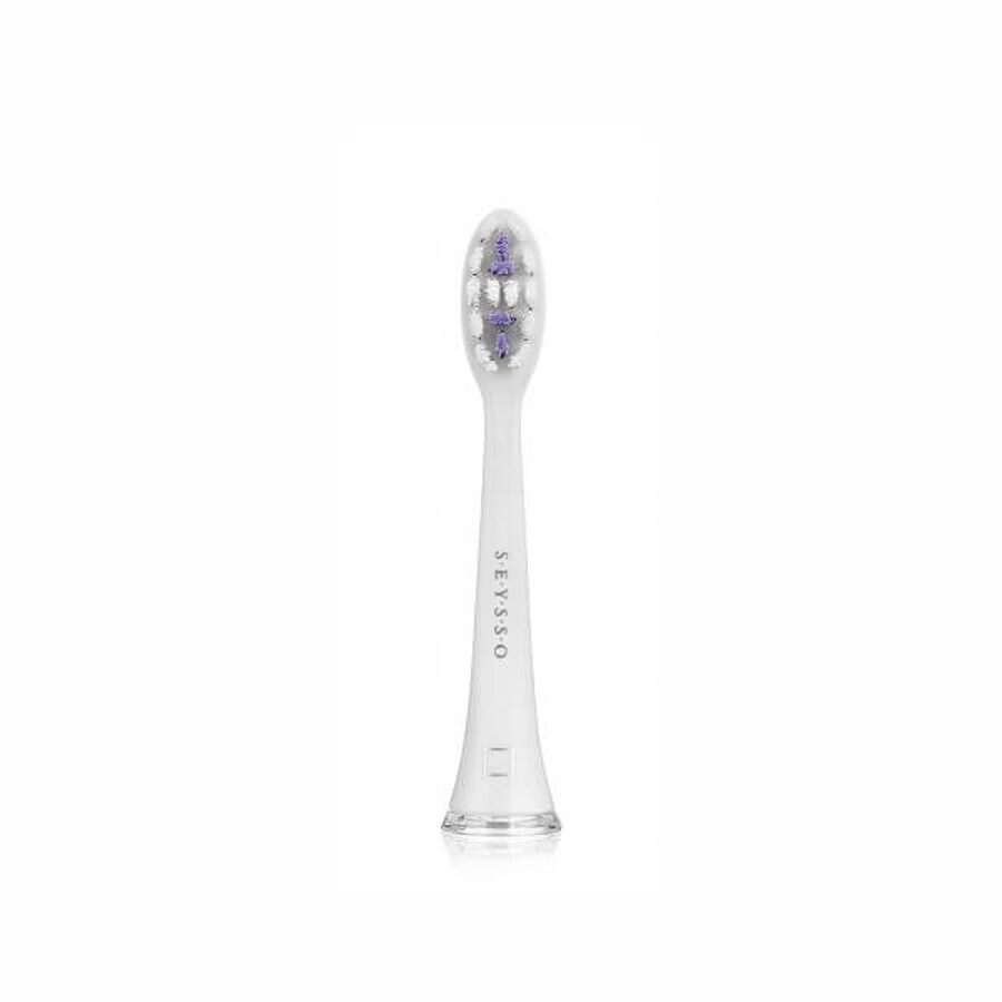 Seysso Carbon Basic, brosse à dents sonique, blanche, 1 pièce