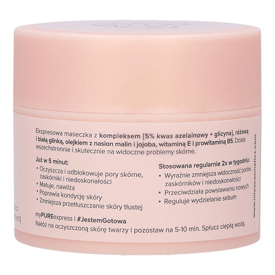 Miya myPUREexpress, masque nettoyant en 5 minutes, 50 g