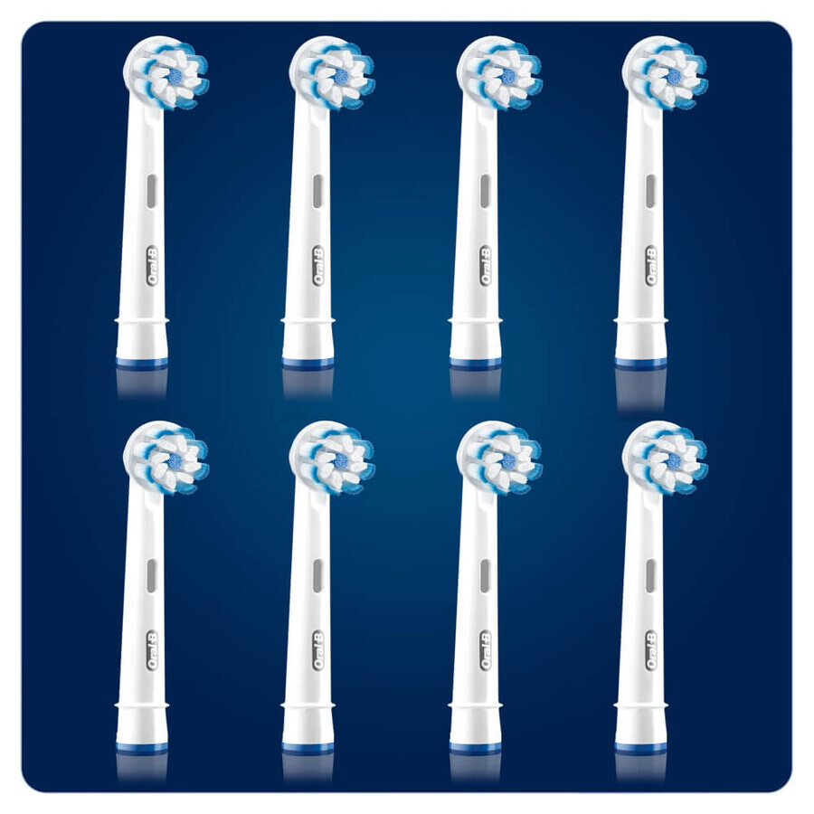 Oral-B, embouts de remplacement pour brosse à dents électrique Sensi UltraThin, EB 60-8, 8 pièces