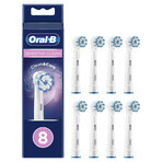 Oral-B, embouts de remplacement pour brosse à dents électrique Sensi UltraThin, EB 60-8, 8 pièces