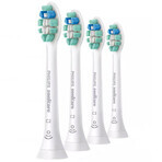 Philips, embouts de remplacement pour brosse à dents sonique Sonicare C2 Optimal Plaque Defence, HX9024/10, blanc, 4 pièces