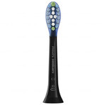 Philips, embouts de remplacement pour brosse à dents sonique Sonicare C3 Premium Plaque Defence, HX9044/33, noir, 4 pièces