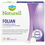 Naturell Folian, ácido fólico 400 µg, 60 comprimidos