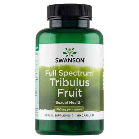 Swanson Full Spectrum Tribulus Fruit, Mace, 90 gélules