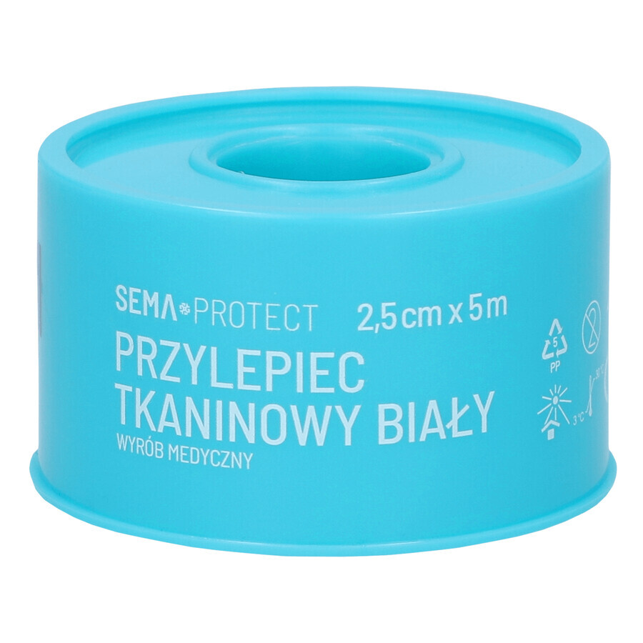 SEMA Protect, adesivo per tessuti, 2,5 cm x 5 m, 1 pezzo